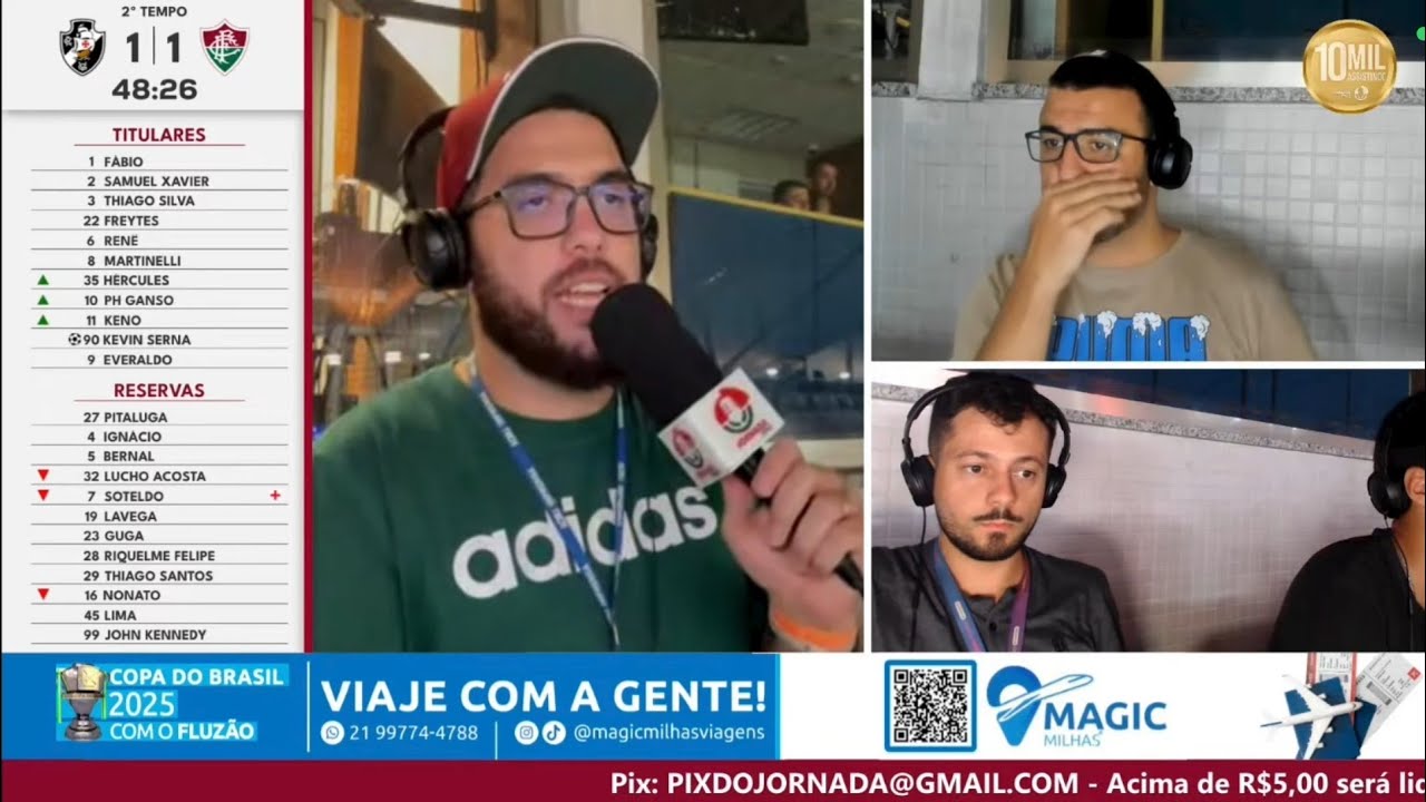 REAÇÕES FLUMINENSES NA DERROTA PARA O VASCO