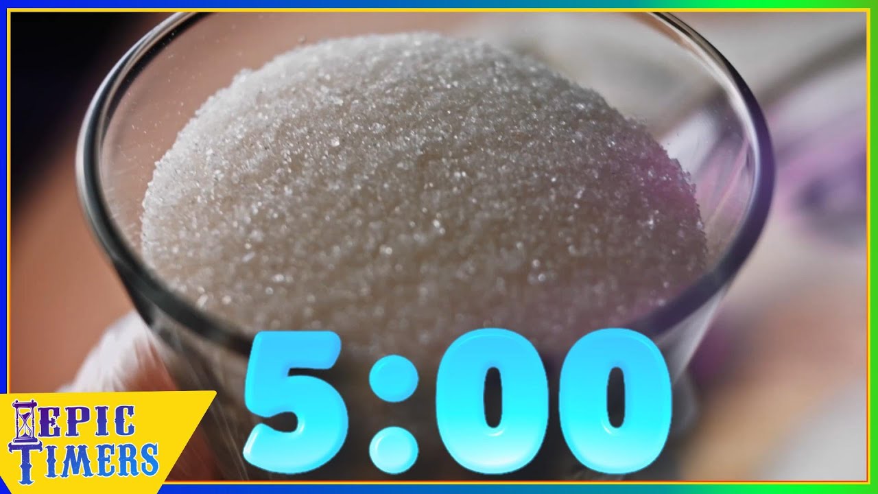 5 Minute Timer with Music and Cake!