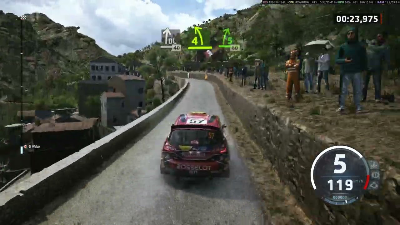 EA WRC con amigos y el Ford Fi en Mediterraneo