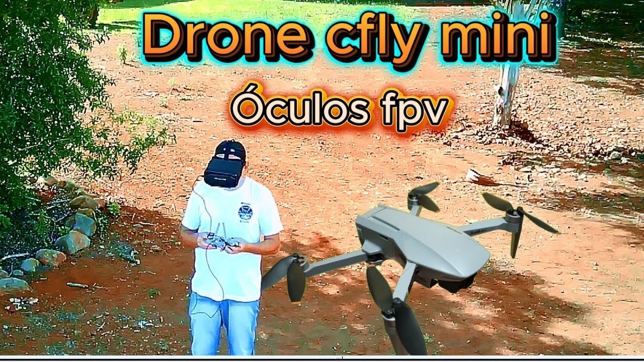 Testei o #&oacute;culos fpv da voe drones no #drone cfly mini1, ser&aacute; que deu certo. Confira no v&iacute;deo!