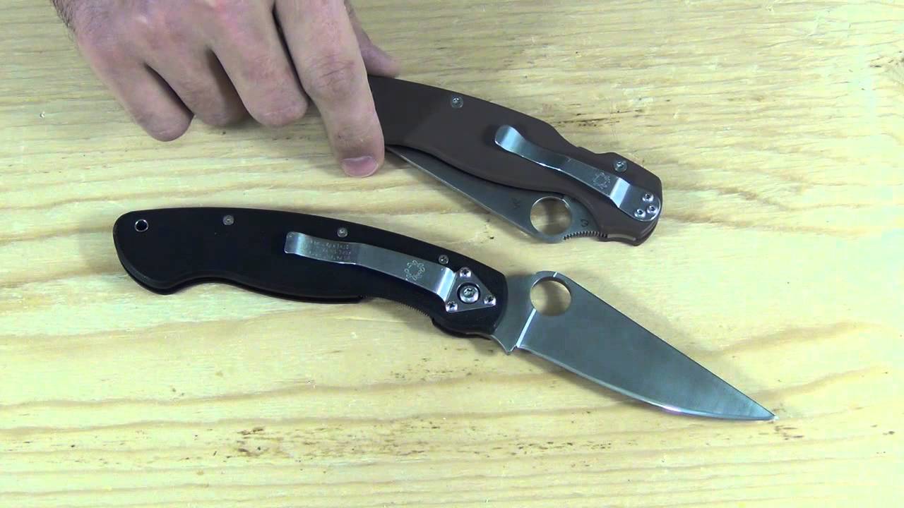 Spyderco ParaMilitary 2. Несколько слов в защиту девушки.