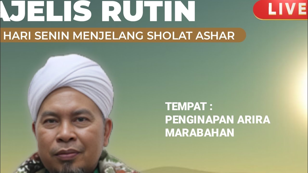 🛑Live  08 -12- 2025 | Pengajian Rutin  di Penginapan Arira Marabahan | Abah Guru H.Muhammad Noor. |