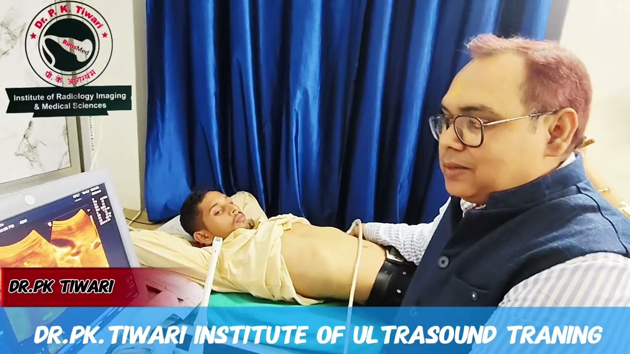 Ultrasound scanning protocol of pancreas and  spleen, pular base withanatomy in language