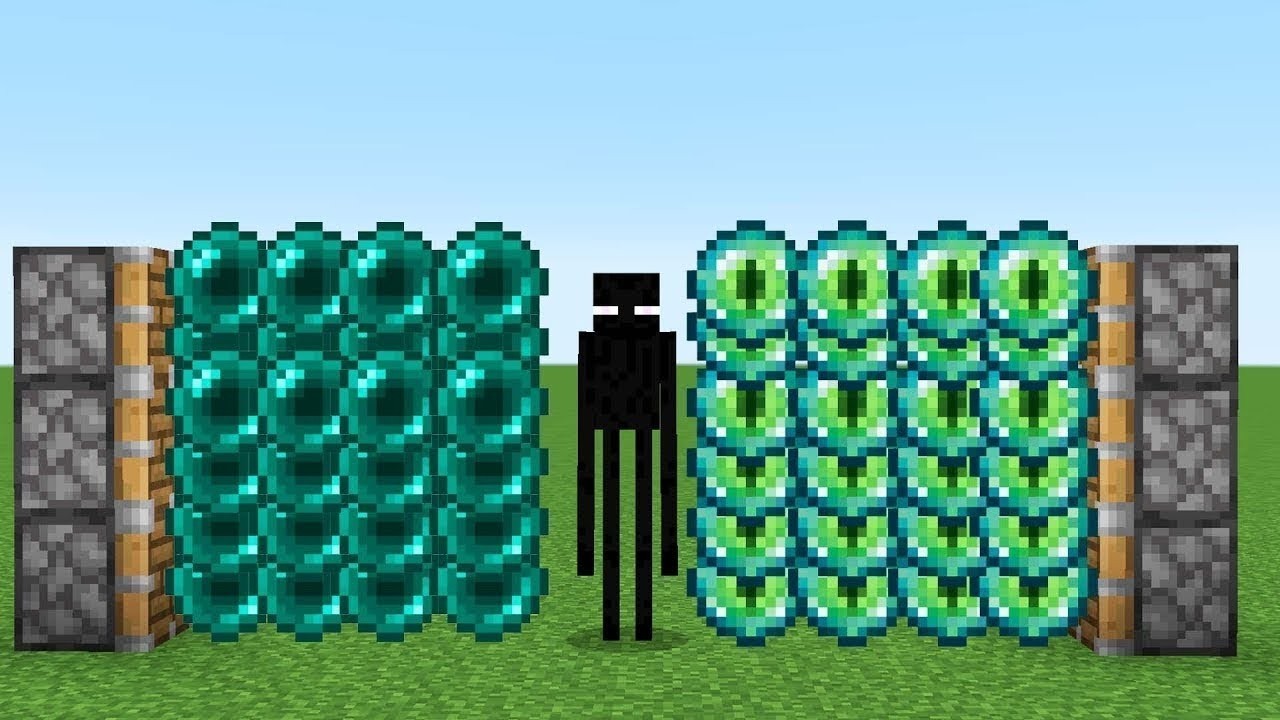 ender pearls + enderman + ender eyes= ?