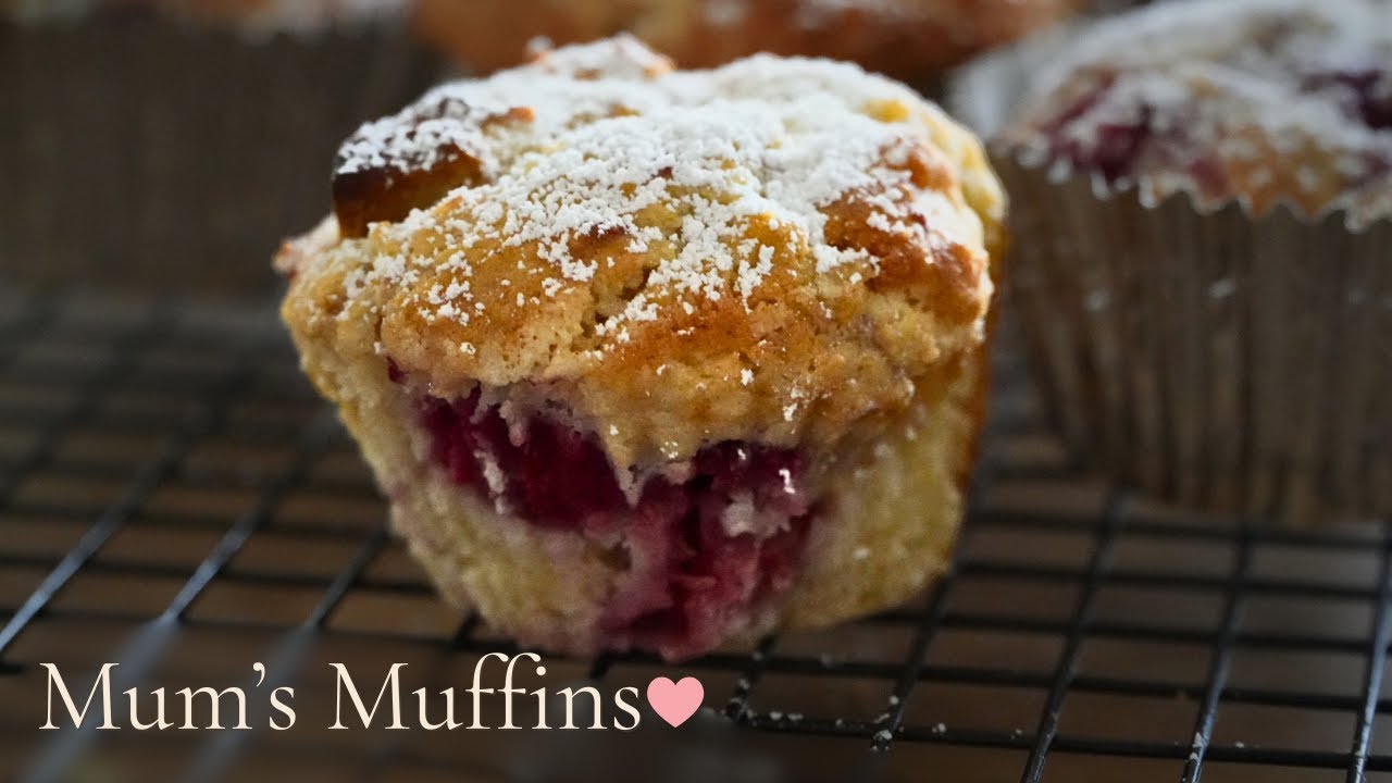 Mum's Best Raspberry & White Chocolate Muffins