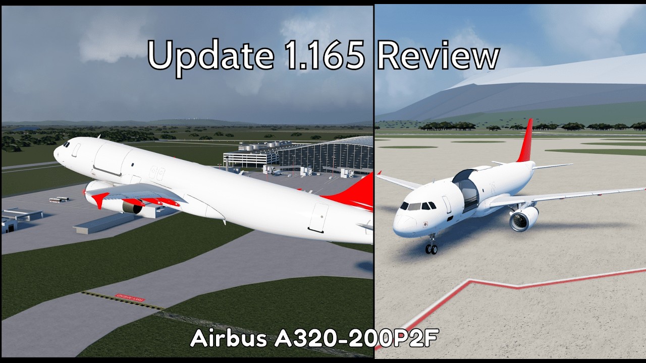 Roblox Aeronautica | Update 1.165 Review #2 | Airbus A320-200P2F