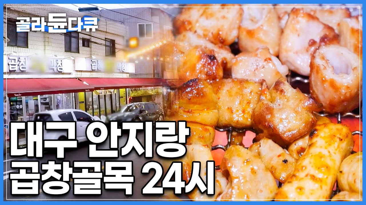 2만원이면 둘이서 배 터지게 먹는다│한 골목에서 오로지 한 메뉴 ‘곱창과 막창’만 파는 36개의 식당│대구 안지랑 곱창골목│극한직업│#골라듄다큐