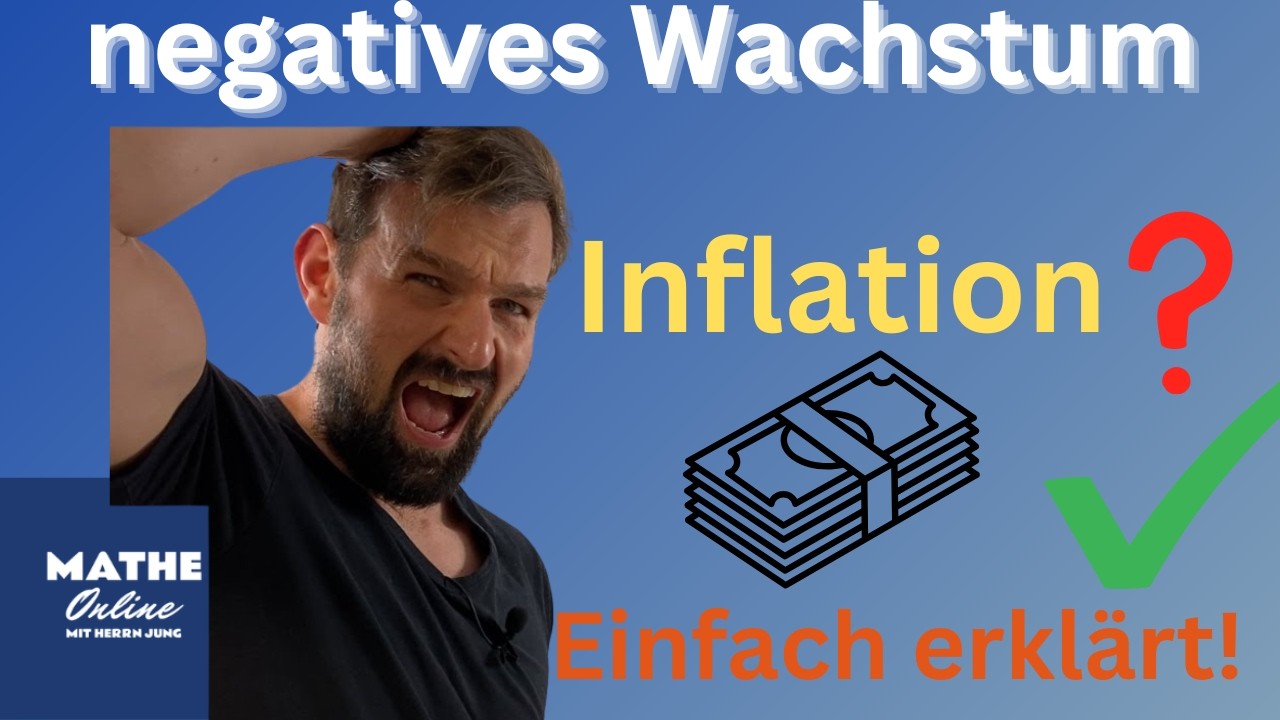 Negatives Wachstum? So berechnest du den Wertverlust durch Inflation!