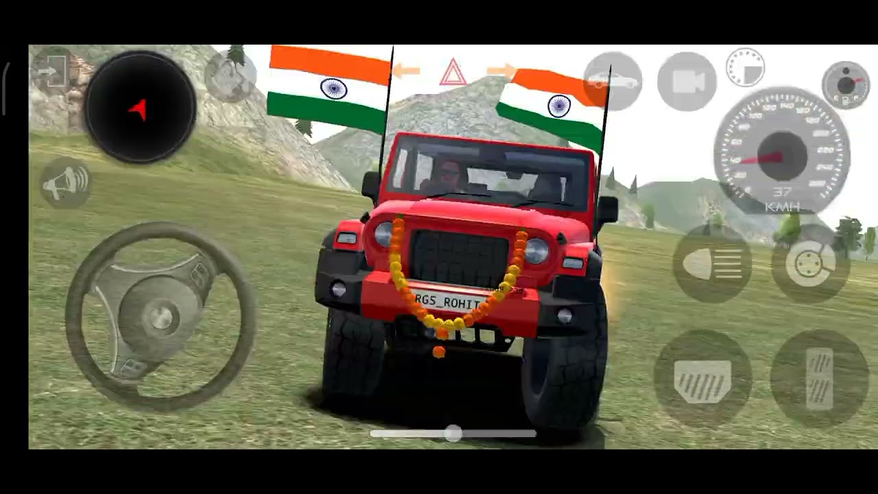 Modified maindra thar 👿 games : Indian car samuletar game 3D 🔥🔥trending