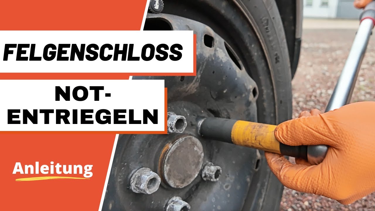 Felgenschloss knacken ohne Spezialwerkzeug? So klappt es