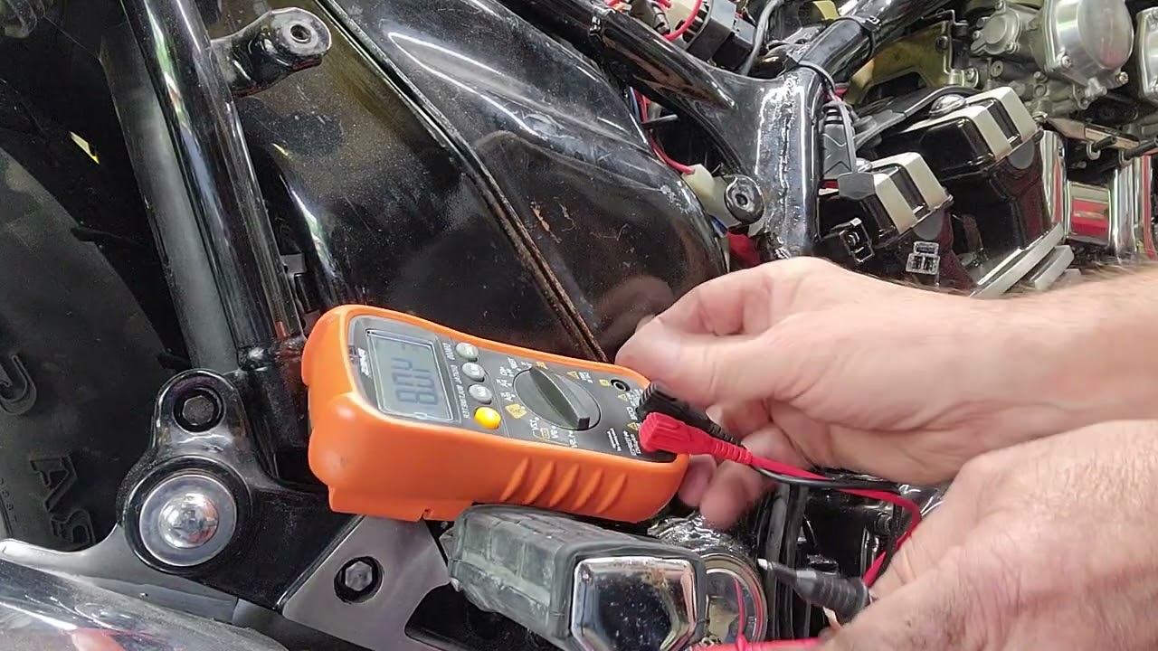 Vmax 1200 charging system check.