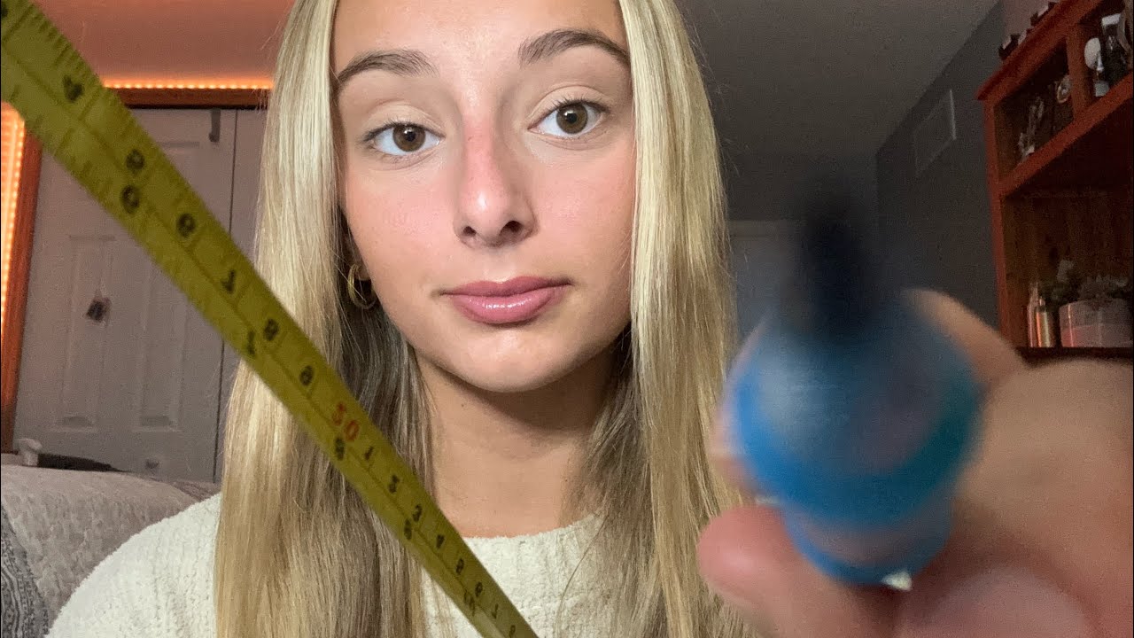 ASMR | Measuring, Drawing, And Inspecting You ( Soft Spoken)