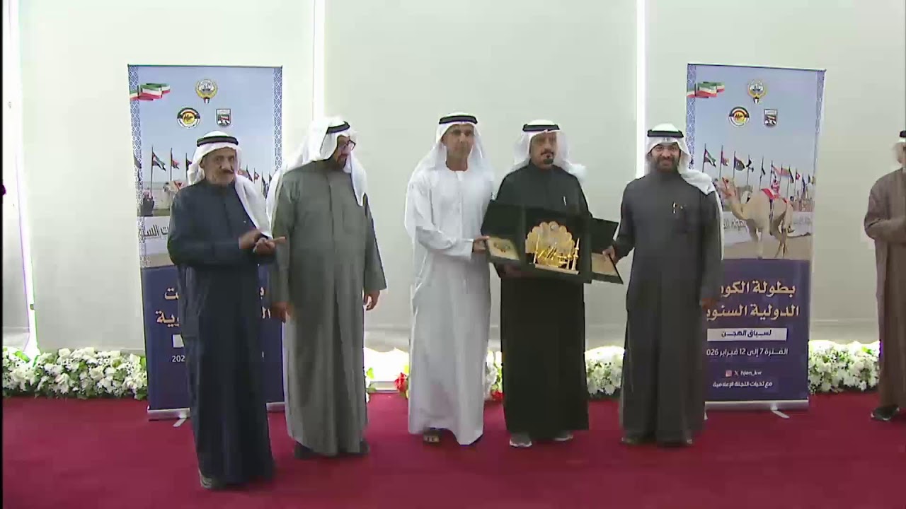 بث مباشر من قِبل النادي الكويتي لسباق الهجن