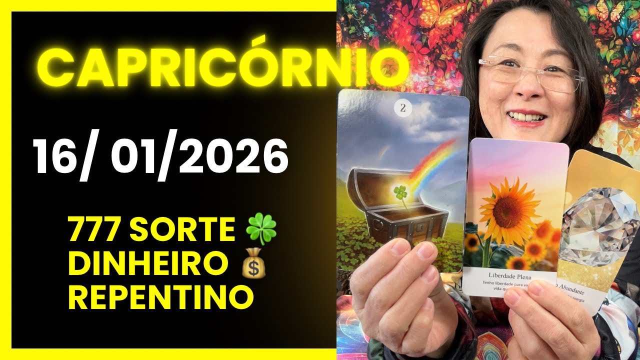 Capricórnio ♑️ JANEIRO 2026 MEU DEUS DO CÉU VEM TANTA SORTE 🍀 QUE NEM VC VAI ACREDITA 🙀