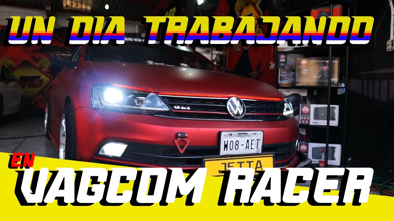 Un DIA TRABAJANDO EN EL TALLER DE AUTOS VAGCOM RACER| Betito Padilla