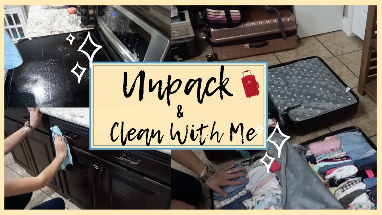 UNPACK WITH ME + CLEAN WITH ME | MAJOR CLEANING MOTIVATION | Dream Kailey