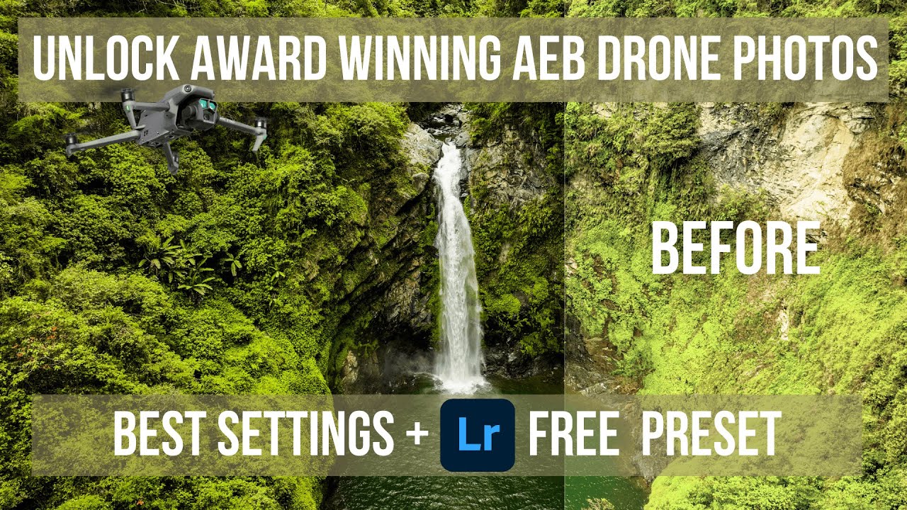 Best Drone Photography Settings with DJI Mavic 3 & Mini 3, Mini 4 PRO and Lightroom Editing