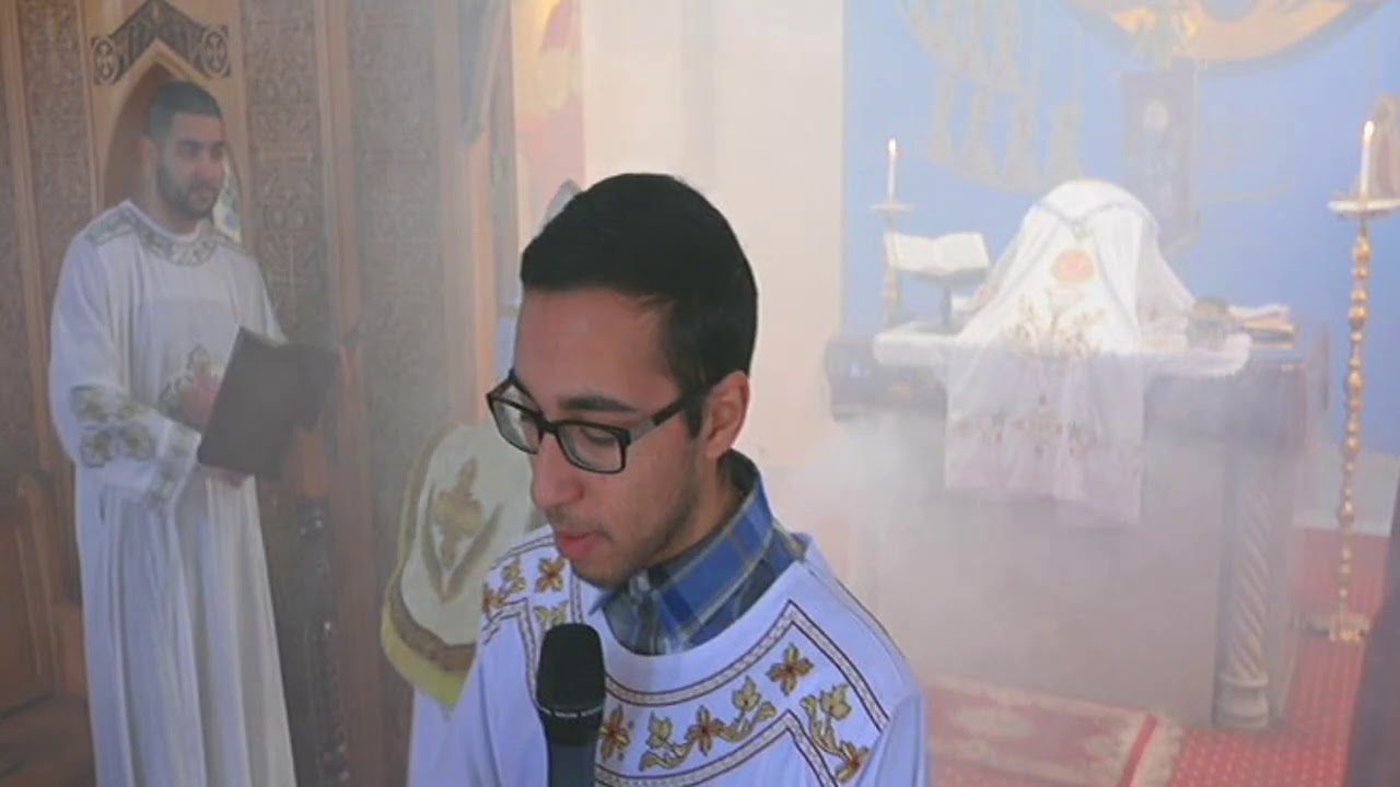 Die Heilige Liturgie in der Hl. Jungfrau Maria von Zeitoun Kirche am 05.04.2020
