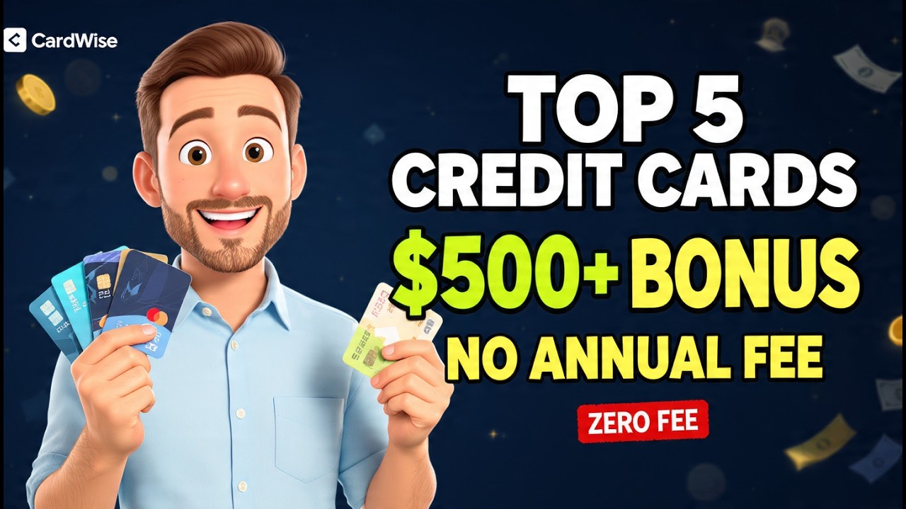 5 Credit Cards That Give You $500+ Sign Up Bonus