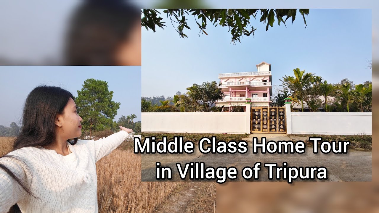 Honest Middle Class  Home Tour | Home Tour |Tripura village|