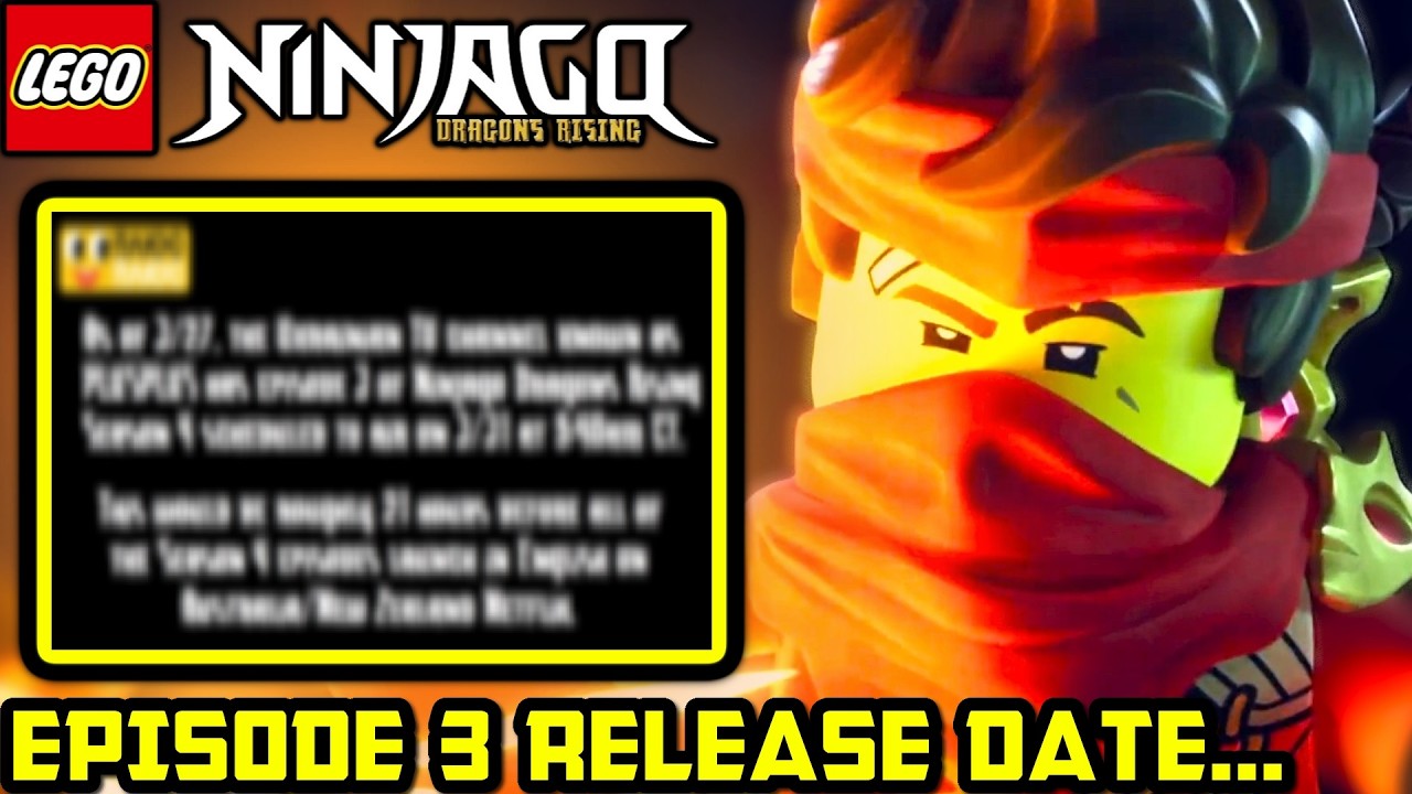 ВОЗМОЖНО, 3-Я СЕРИЯ ВЫЙДЕТ РАНЬШЕ? 👀 Новости и обновления 4-го сезона Ninjago Dragons Rising!