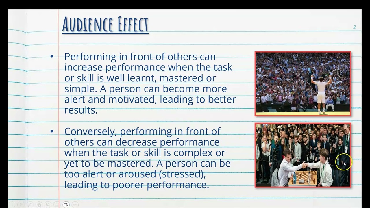 10. Audience Effect - Stage 1 Psychology
