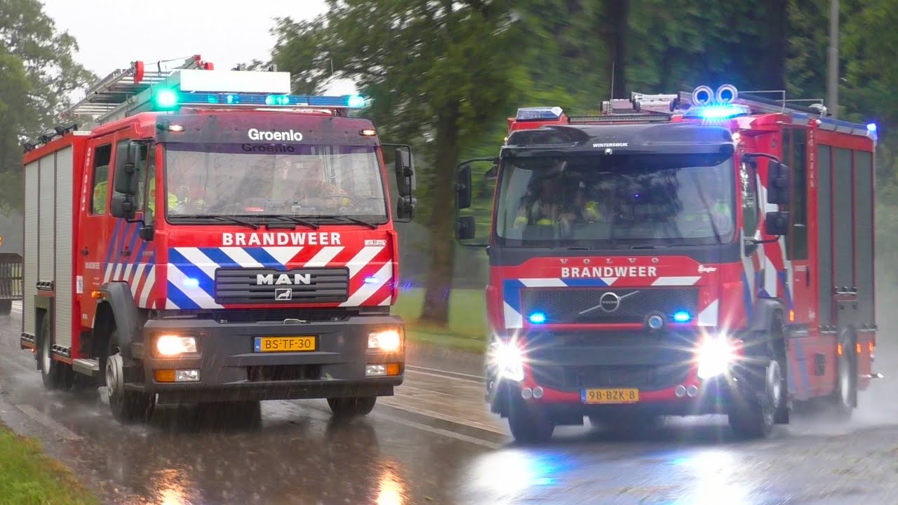 [GRIP 1] EXTREEM NOODWEER zorgt voor GROTE RAVAGE in WINTERSWIJK - Hulpdiensten massaal ingezet!