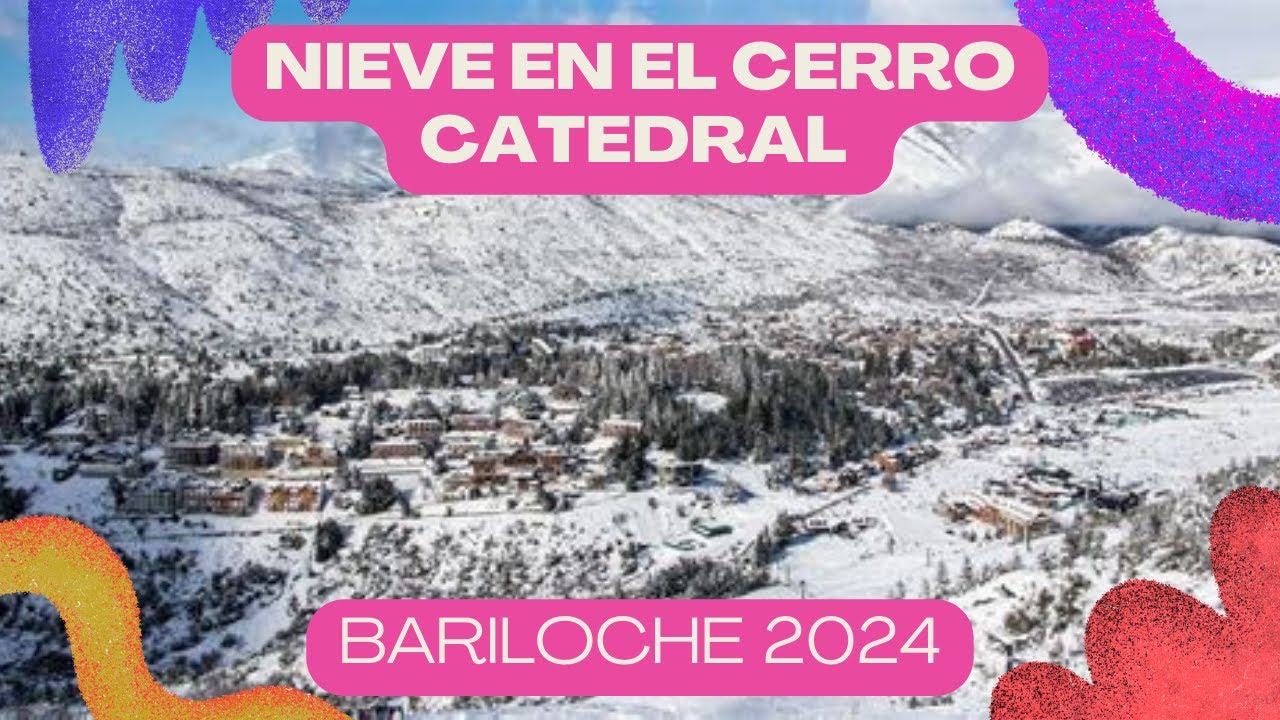 🔴 RECORRIDO por la BASE del CERRO CATEDRAL con NIEVE - Bariloche junio 2024