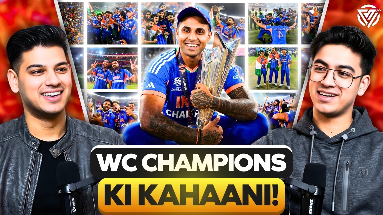 Exclusive UNSEEN Moments From India's T20 World Cup Win🏆 - Celebrations, Winning Moment & More