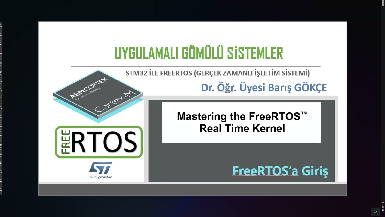 STM32 ile FreeRTOS'a Giriş (Hazır OS üzerinden değil)