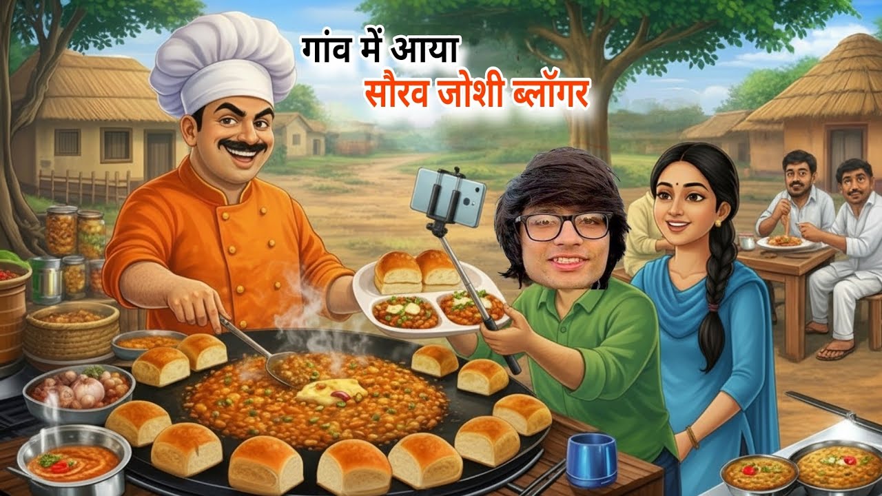 वायरल पाव भाजी वाला | Viral Pav Bhaji Wala | Hindi Moral Story | Cartoon Kahani