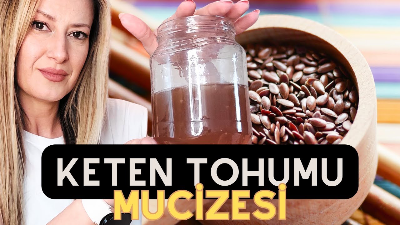 KETEN TOHUMU ile Evde SAÇ MASKESİ ve Beslenme Neden Önemli