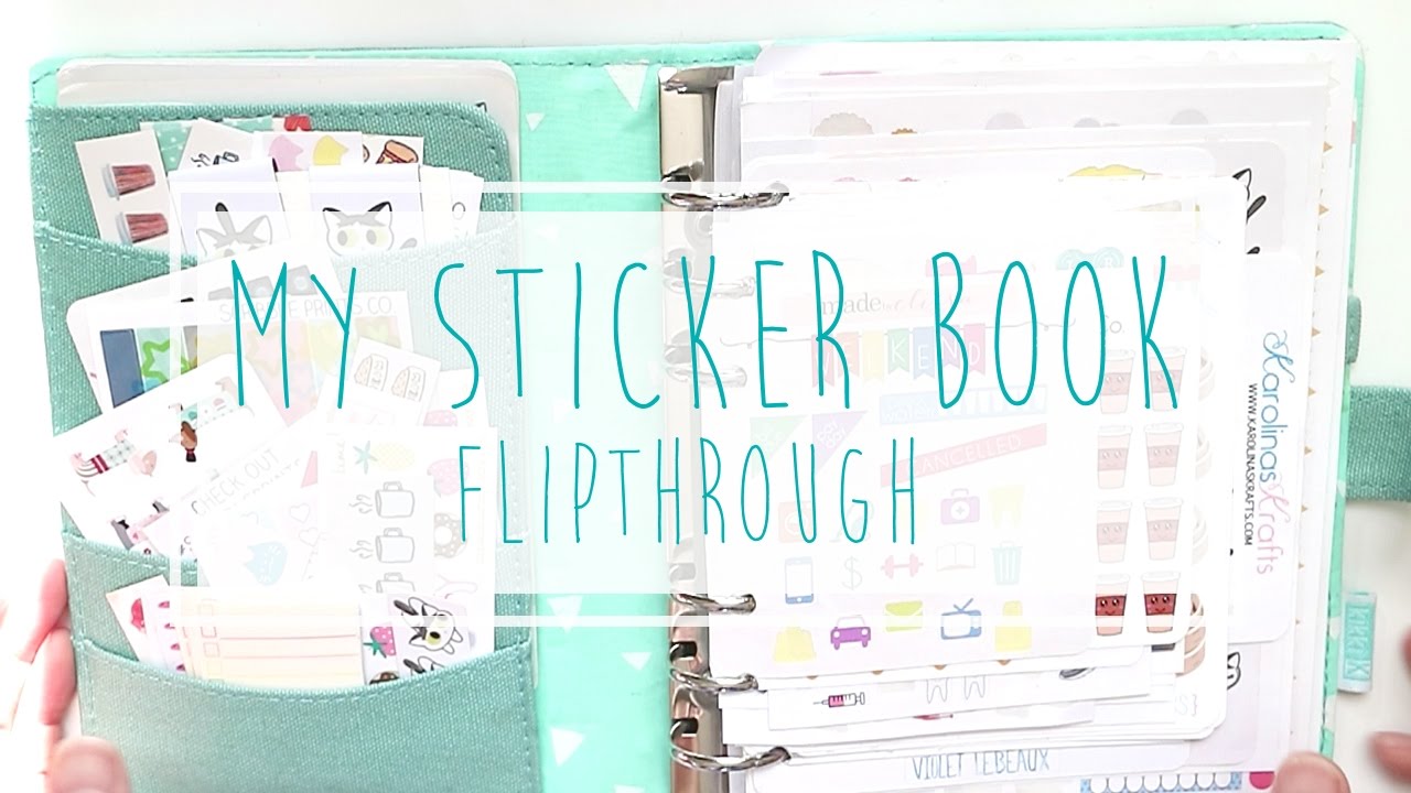 My Sticker Books Kikki K Planner Flip Through 2015 ~ A Beautiful Fable