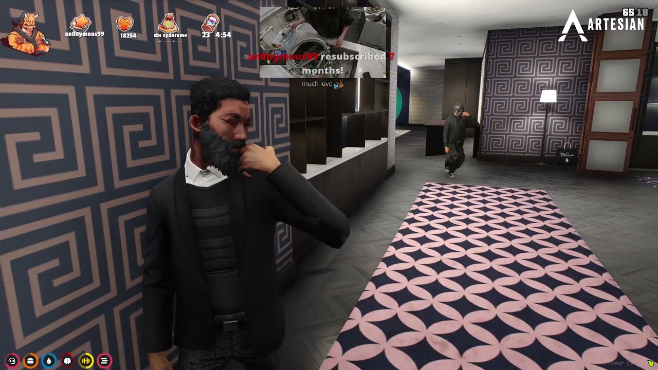 Casino penthouse holdout with Buddha and Speedy
