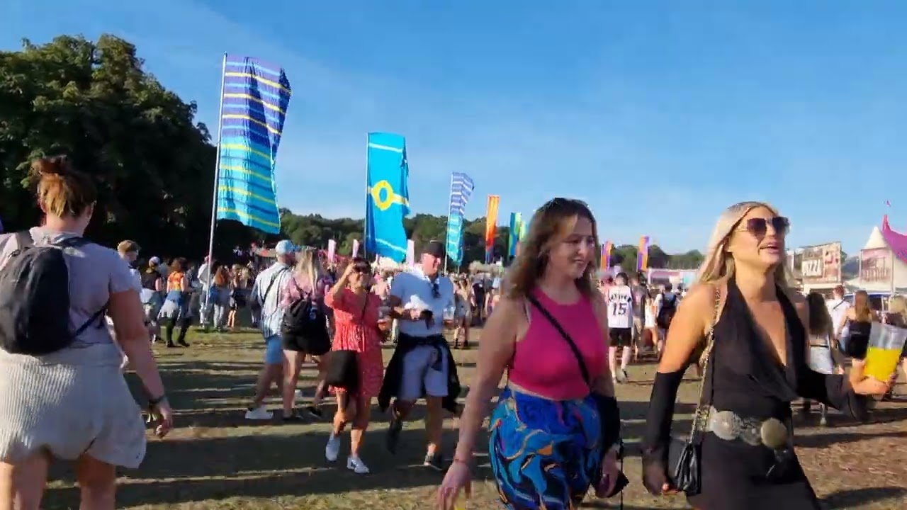 Electric Picnic 2023 Sunday, end of Rick Astley and walk to Wolfe Tones