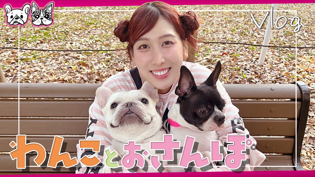 【お散歩vlog】この子達に人生救われました。こだわりのご飯＆“愛しすぎる接し方”全部見せる🐾