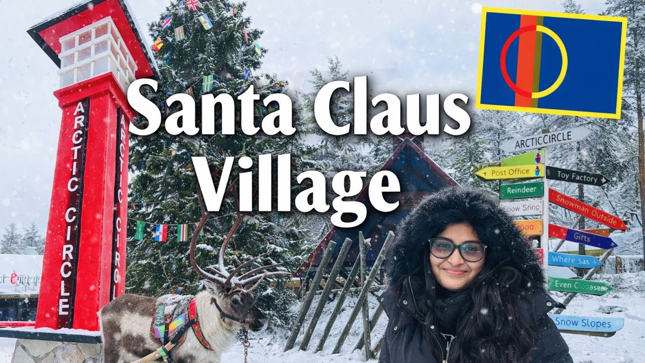 Santa Claus Village | Finland Reindeer Ride| Sinhala Vlog