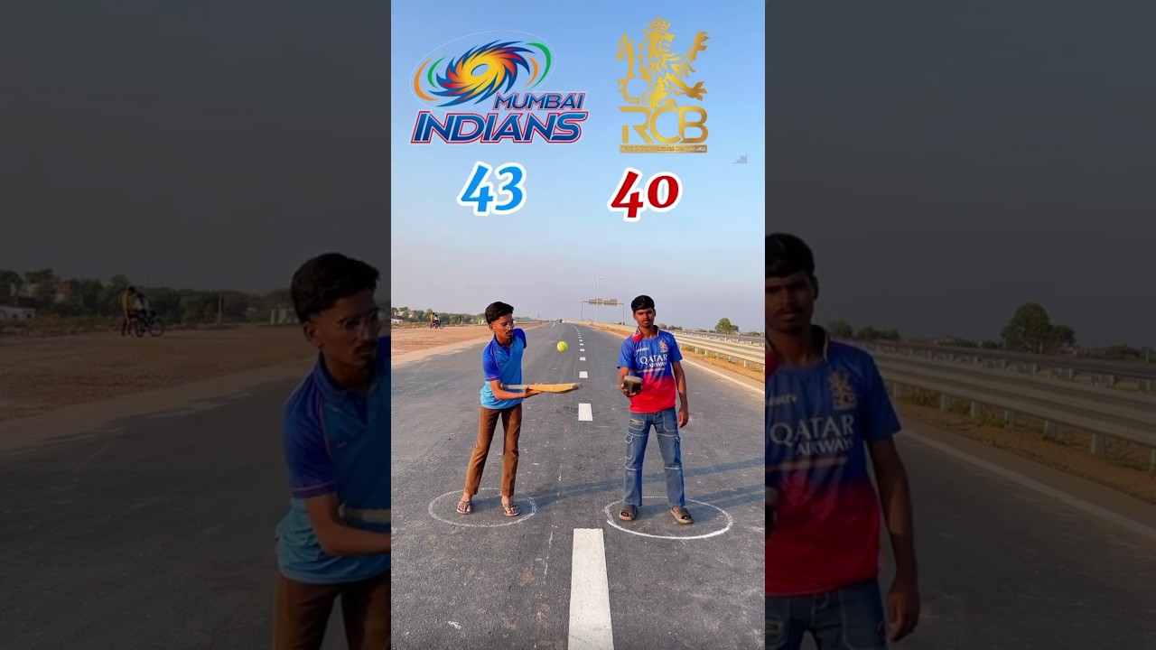 MI (Mumbai Indians) vs RCB ( Royal challengers Bangalore) Ballance the ball challenge #rcb #mi #ipl