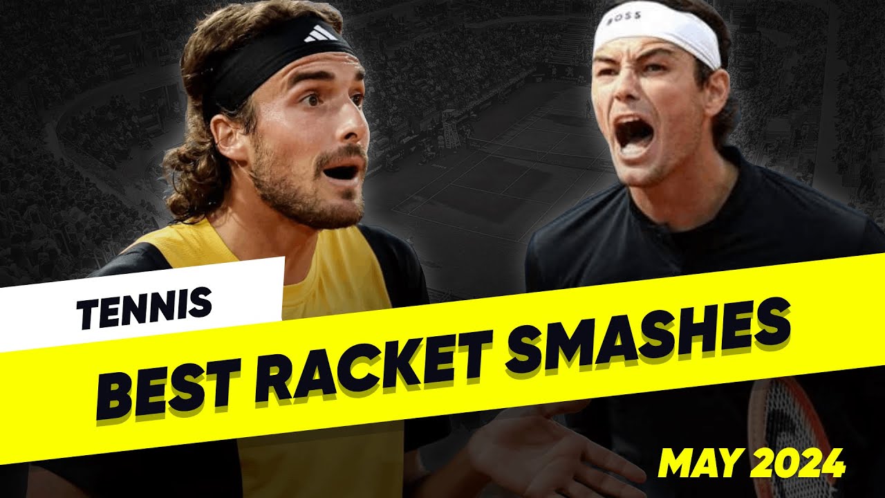 Tennis BEST Racket Smashes & Angry Moments! - May 2024
