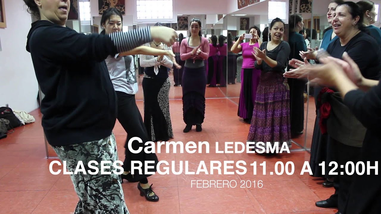 Carmen Ledesma nos enseña a bailar al cante en sus clases de flamenco en Sevilla