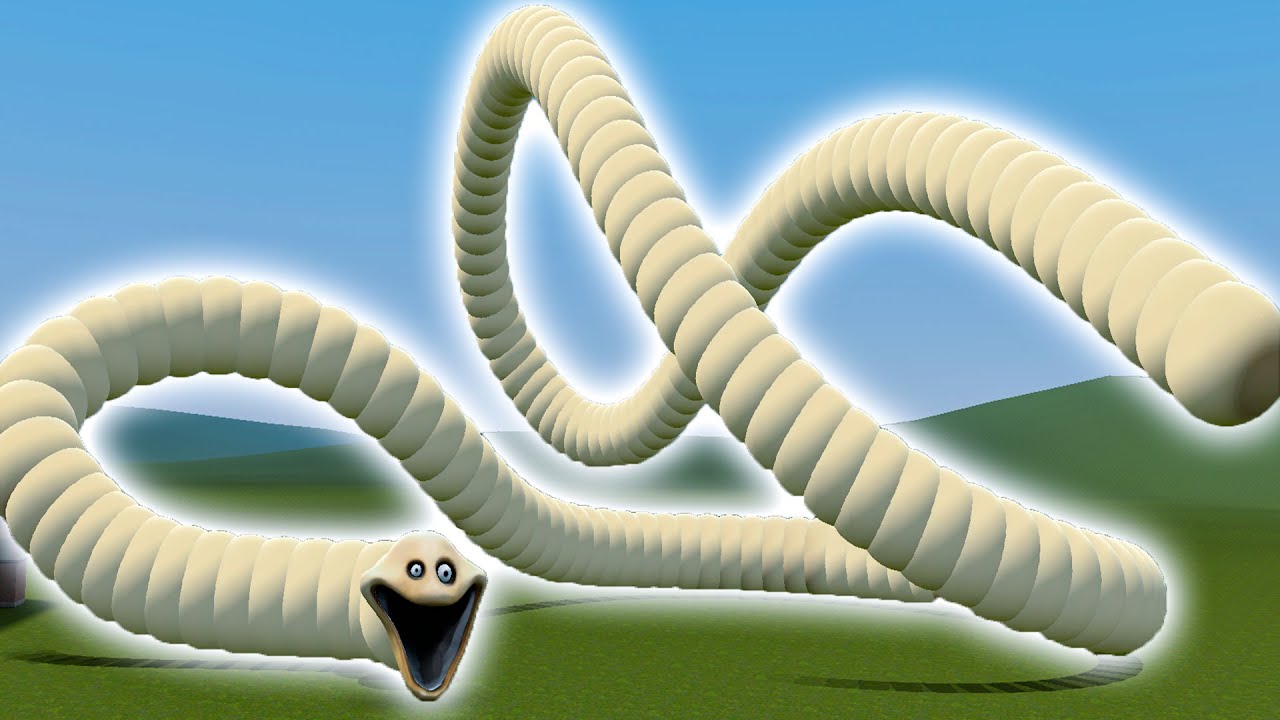 WHAT IF THE SCARY HUNGRY WORM In Garry's Mod #2