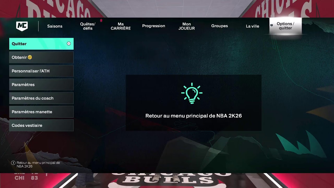 NBA 2K26 PS5 MyCAREER Saison 11 87 749 VC