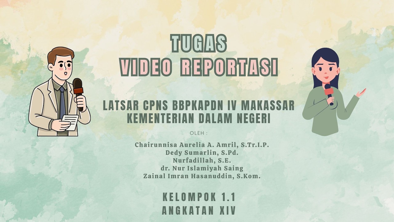 Video Reportase Keutuhan Wilayah - Kelompok 1 Tim 1 Angk  XIV