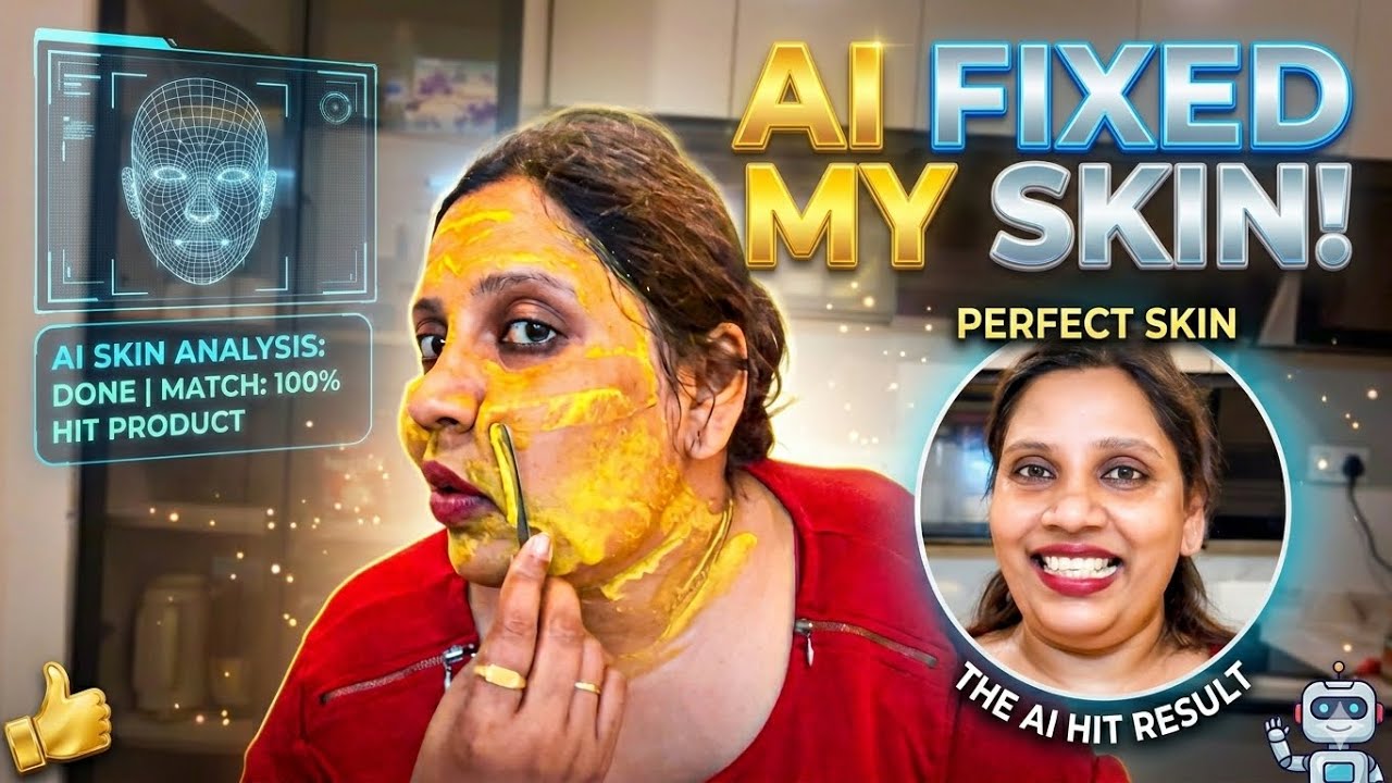 I Let AI Choose My Face Pack & It FIXED My Skin! ||Siri tho muchatlu 