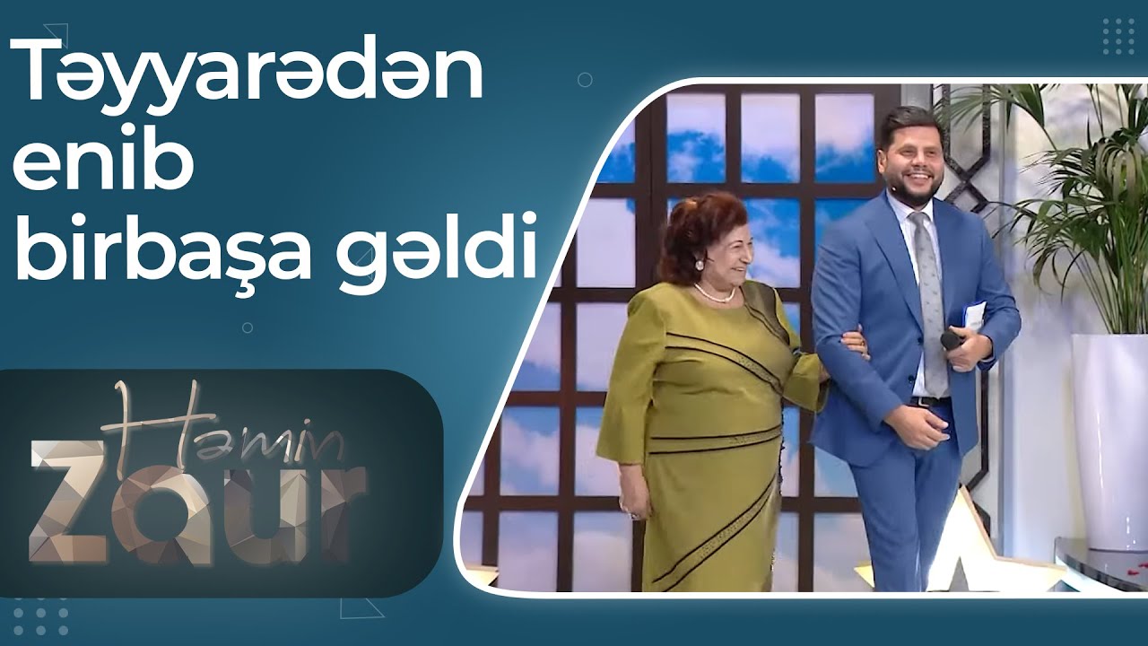 Həmin Zaur - Zaur Kamalın anası canlı efirə gəldi