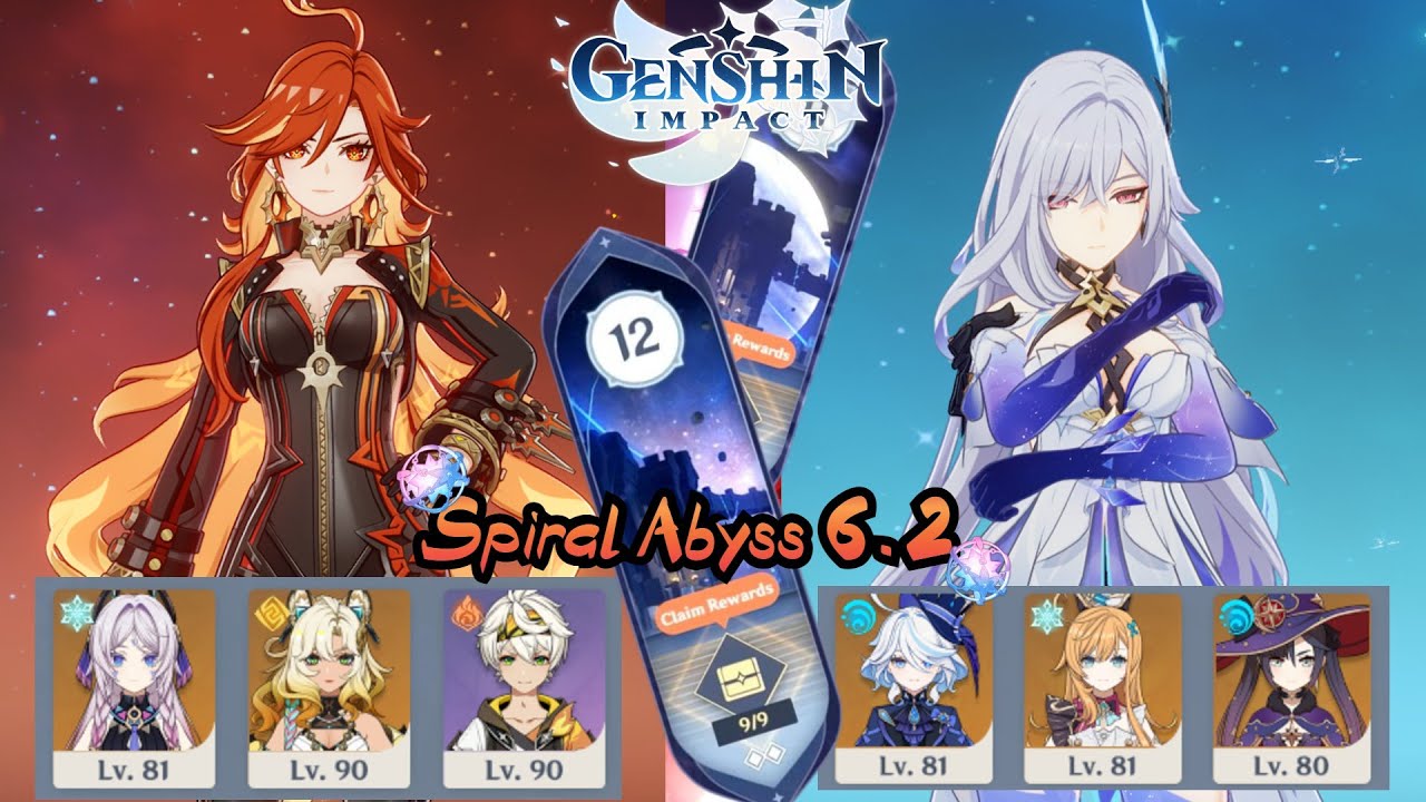 New Spiral Abyss patch 6.2 (41 enemy to deafeat 😱)#genshinimpact