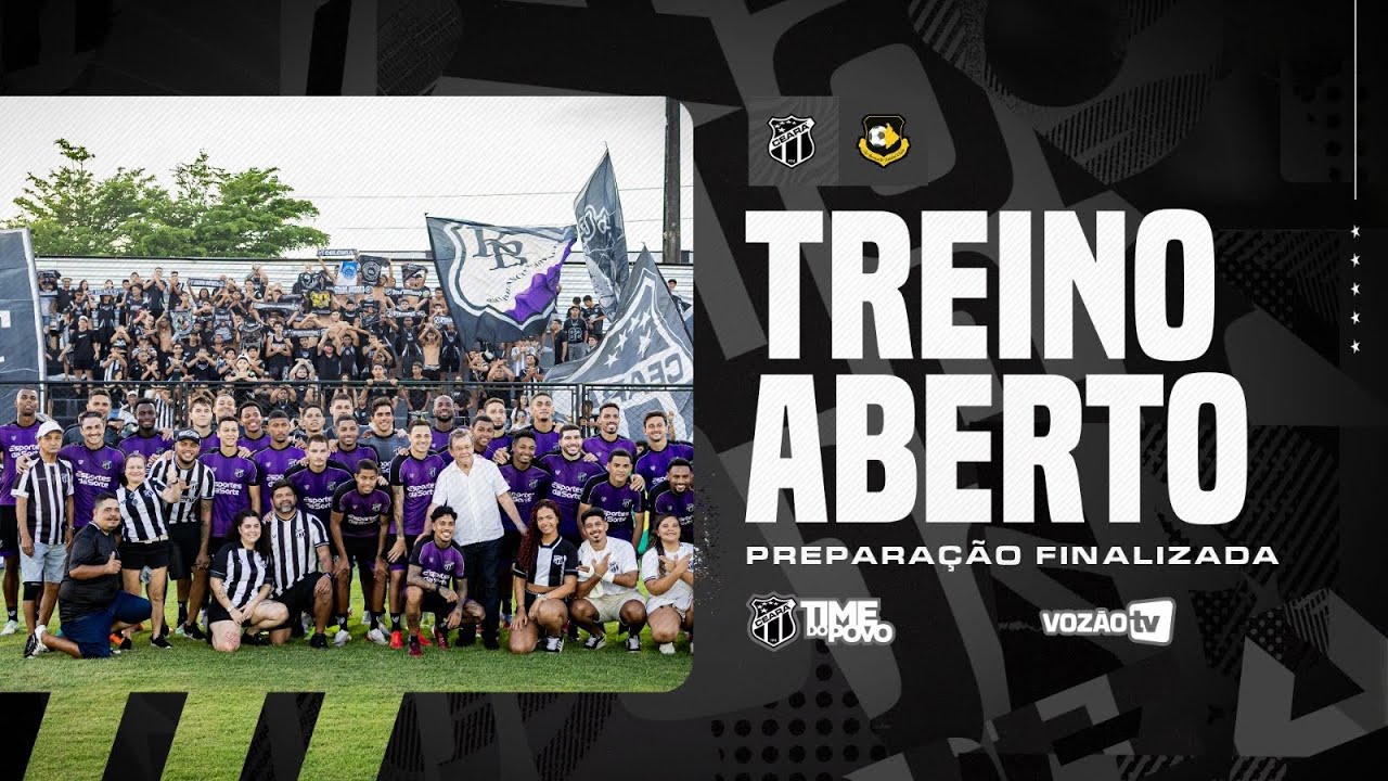 Treino aberto | Nação alvinegra lota o apronto para Ceará x São Bernardo 