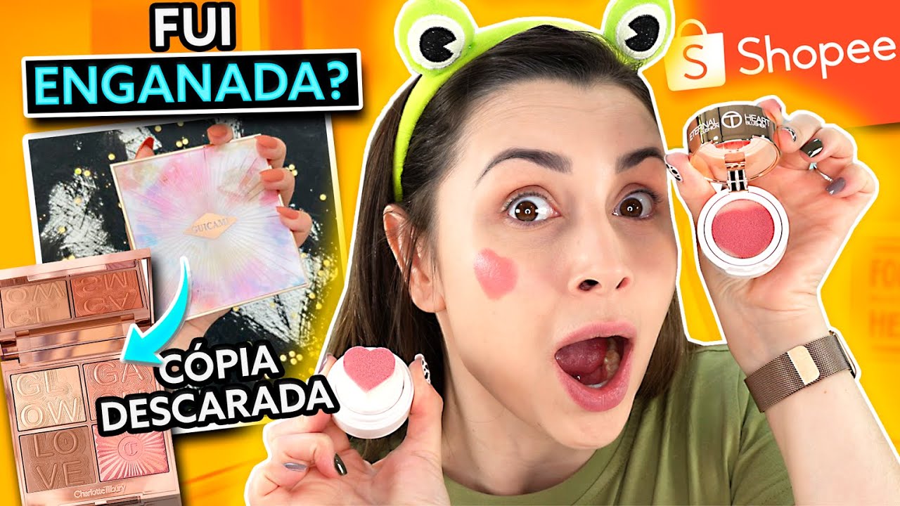 CHEGARAM MAIS MAKES DA SHOPEE - TESTEI TUDO!