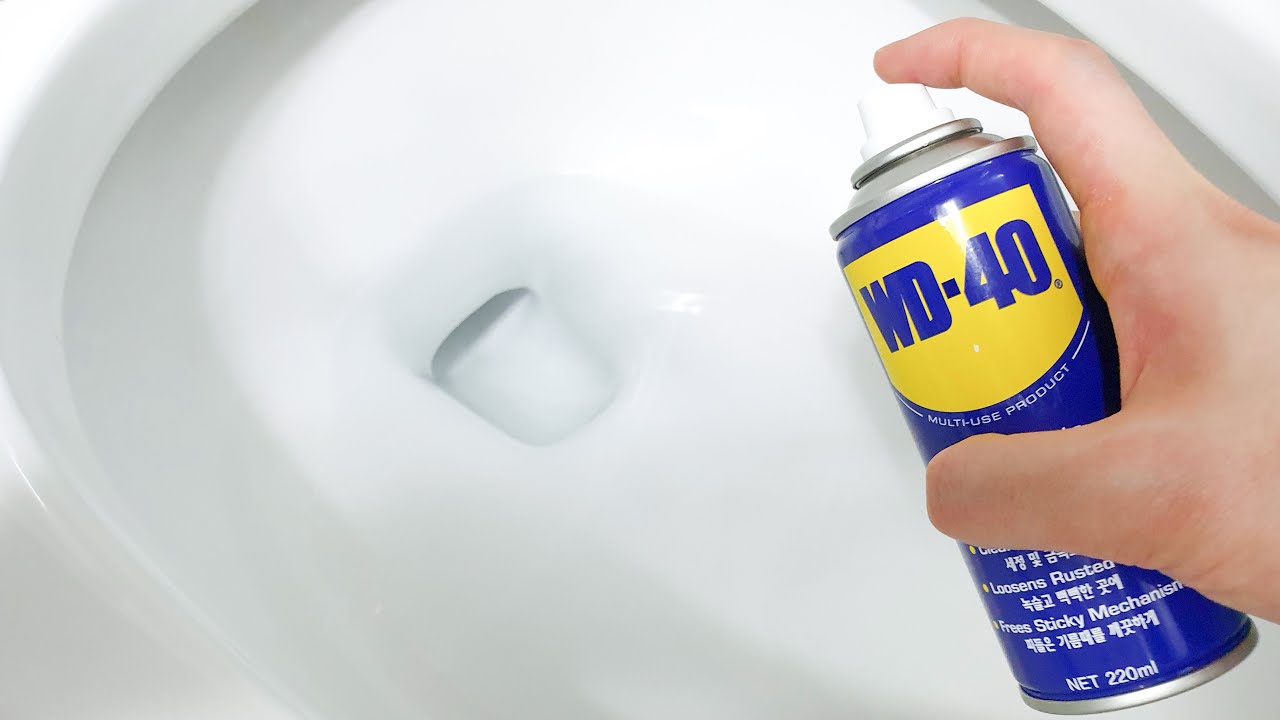 Положите WD40 в унитаз!