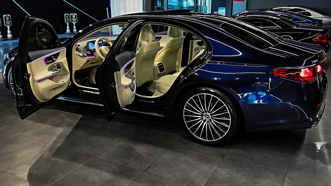 Mercedes E-Class 2024 года — ультрароскошный среднеразмерный представительский седан!